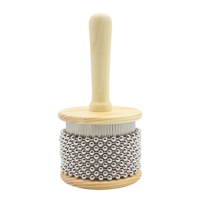 Instrumentos Musicales Hugo Agitador Percusión Mano Cabasa de Madera