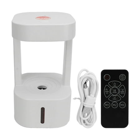 

2024 Mist Humidifiers Household Plug In Quiet 580ml Anti Gravity Water Droplets Air Humidifier for Bedroom Office Room Seven Colored Light