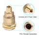 thumbnail image 5 of Adaptador de Propano QCC1 Ajuste de VáLvula Reguladora de Gas 5042 Macho QCC1 Tuerca Adaptador de Manguera de Ajuste de Gas Propano con Tuerca, 5 of 5