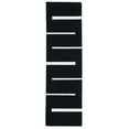 thumbnail image 4 of SAFAVIEH Montauk Oswald Geometric Striped Cotton Area Rug, Black/Ivory, 6' x 9', 4 of 9