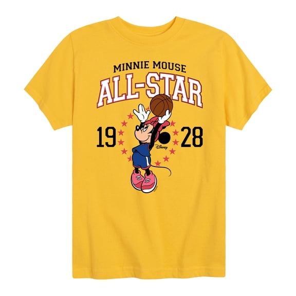 Disney - Minnie All - Toddler And Youth Short Sleeve Graphic T-Shirt