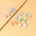 thumbnail image 5 of Par de pendientes de oreja de animales de dibujos animados lindos divertidos de moda pequeños Eccomum CH1699-Triceratops, 5 of 5