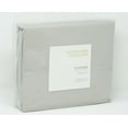 thumbnail image 2 of Hudson Park Collection 470TC Percale Solid Supima Cotton Sheet Set TWIN Silver, 2 of 5