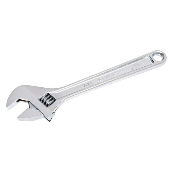 ADJUSTABLE WRENCH,12",CHROME,CARDED