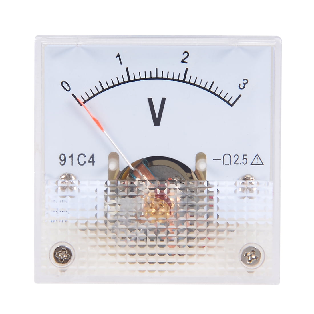 1PC DC 100V Analog Panel Volt Voltage Meter Voltmeter Gauge 44C2 