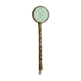 thumbnail image 1 of Broche de metal retro Notas musicales verde blanco Unbranded 2 cm 6.3 cm, 1 of 3