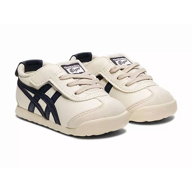 Onitsuka Tiger MEXICO 66 Kid's Toddler Birch / Peacoat Shoes Sneakers Japan New