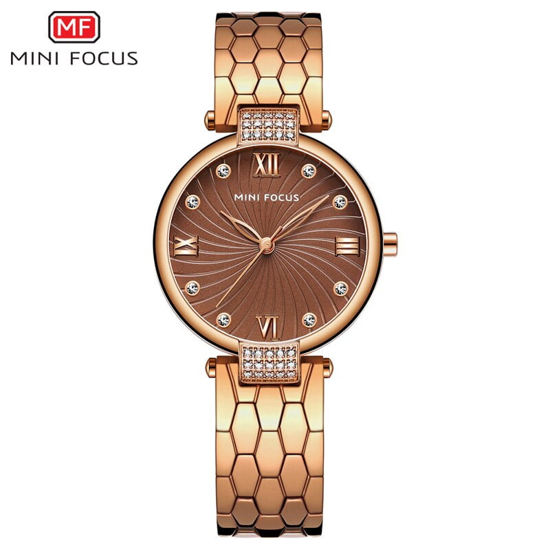 no pagado Domar Cuerda MINI FOCUS Fashion Ladies Wrist Watch For Women Reloj Mujer Montre Femme  Relogio Feminino Brand Luxury Rose Gold Stainless Steel - Walmart.com