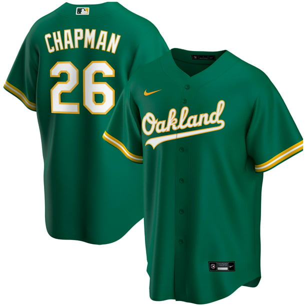 ميتسوها Matt Chapman Oakland Athletics Nike Alternate Replica Player Name ... ميتسوها