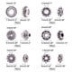 thumbnail image 3 of Set de 300 cuentas separadoras de plata tibetana PH PandaHall, 3 of 9