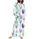 thumbnail image 2 of Puntoco Traje De Pantalón Y top De Manga Larga Con Cuello Redondo Y Estampado Informal De Verano Para Mujer Verde Menta Xxl, 2 of 5