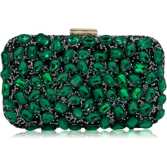 UTAH-Women Clutch Bag Pure Beaded Evening Bag Diamond Party Clutches Purse