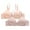 Hot Pink, variant on 2 Pack Plus Size Wireless Bra for Middle-Aged Elderly Mom Breathable Thin Full Coverage No Underwire Adjustable Bras Beige L