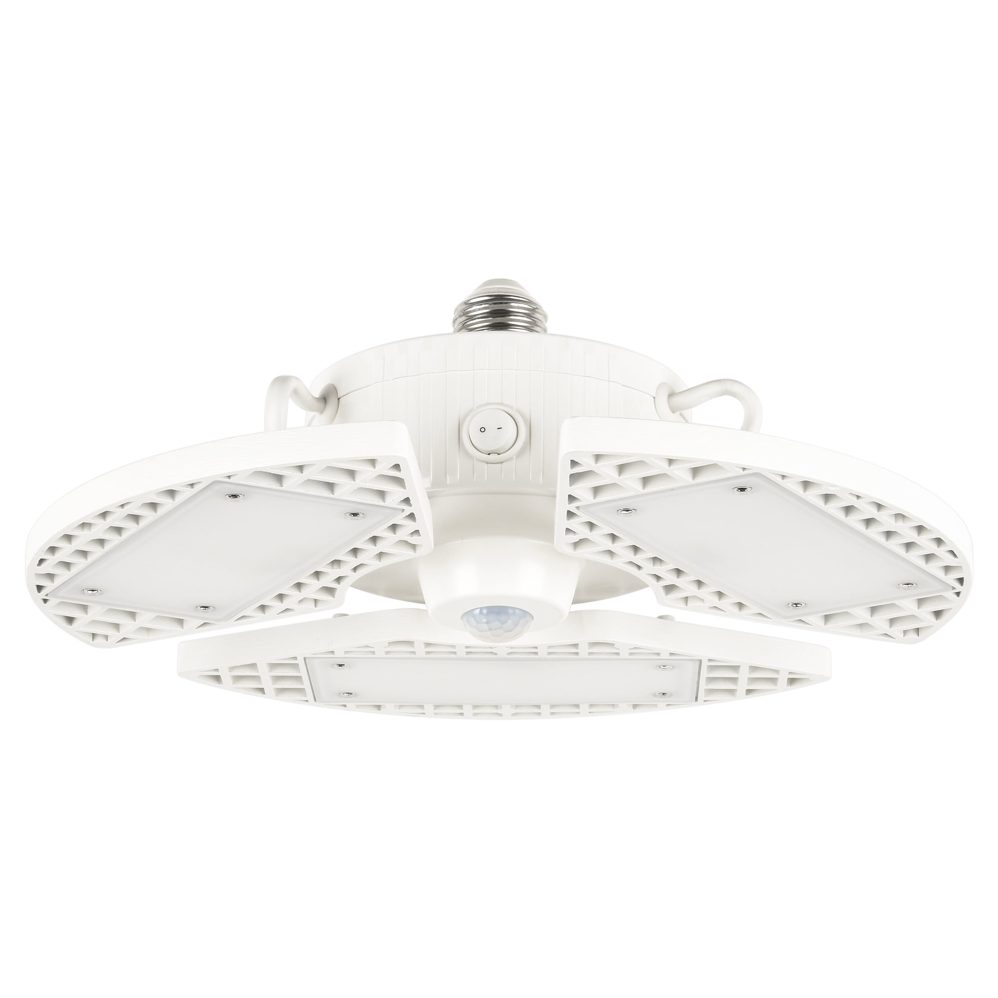 Great Value LED Garage Light, 80 W, 8000 Lumens, Motion Sensor, E26 Screw-In Base
