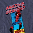 thumbnail image 3 of Marvel Comics Mens Amazing Grandad Spider-Man Corner Box Heather T-Shirt, 3 of 6