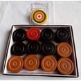 thumbnail image 5 of Monedas de madera Carrom Board TAZAS 24 + 1 Striker International, 5 of 5