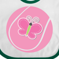 thumbnail image 4 of Inktastic Tennis Pink Ball Girls Baby Bib, 4 of 4
