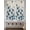 Blue Beige, variant on Navy Blue Floral 2 Panel Kitchen Curtains for Windows, Spring Flowers Rustic Butterfly Bathroom Privacy Curtain, Home Décor Window Treatment for Bedroom/Living Room 55"x45"