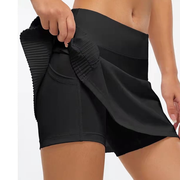 Faldas de tenis plisadas para mujer con bolsillos Pantalones cortos Faldas de golf atléticas Ropa deportiva Entrenamiento para correr Falda deportiva-culottes de secado rápido para exteriores Zhivalor CPB-DE-HJJ-04-5