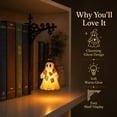 thumbnail image 2 of Halloween Ghost Library Lantern Decorative Bookshelf Lighting, Reading Book Shelf Lights for Study Reading Corner Home Library Gift for Book Lovers Bookworms, 2 of 8