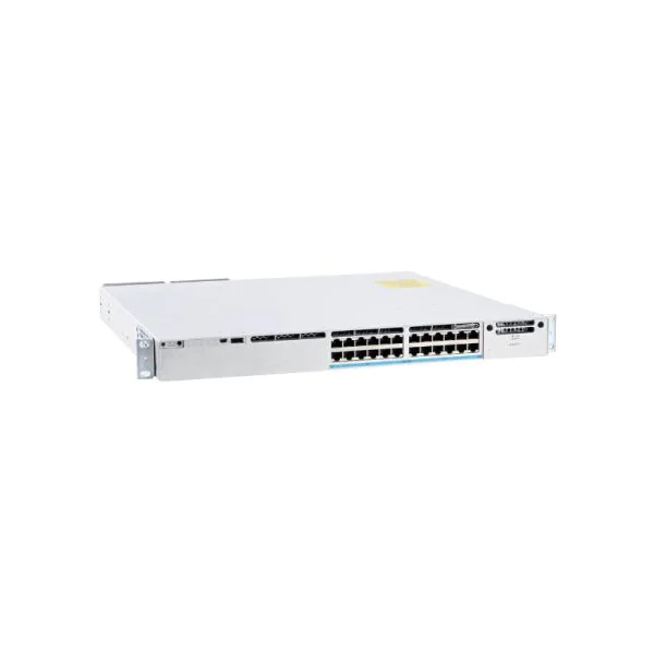 Restored Cisco Catalyst, 24-Port, Multigigabit UPOE Switch, with Modular Uplinks, Network Advantage, P/N: C9300-24UX-A (Refurbished)