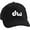 Black, variant on DW Logo FlexFit Baseball Hat, Black Sm/Md