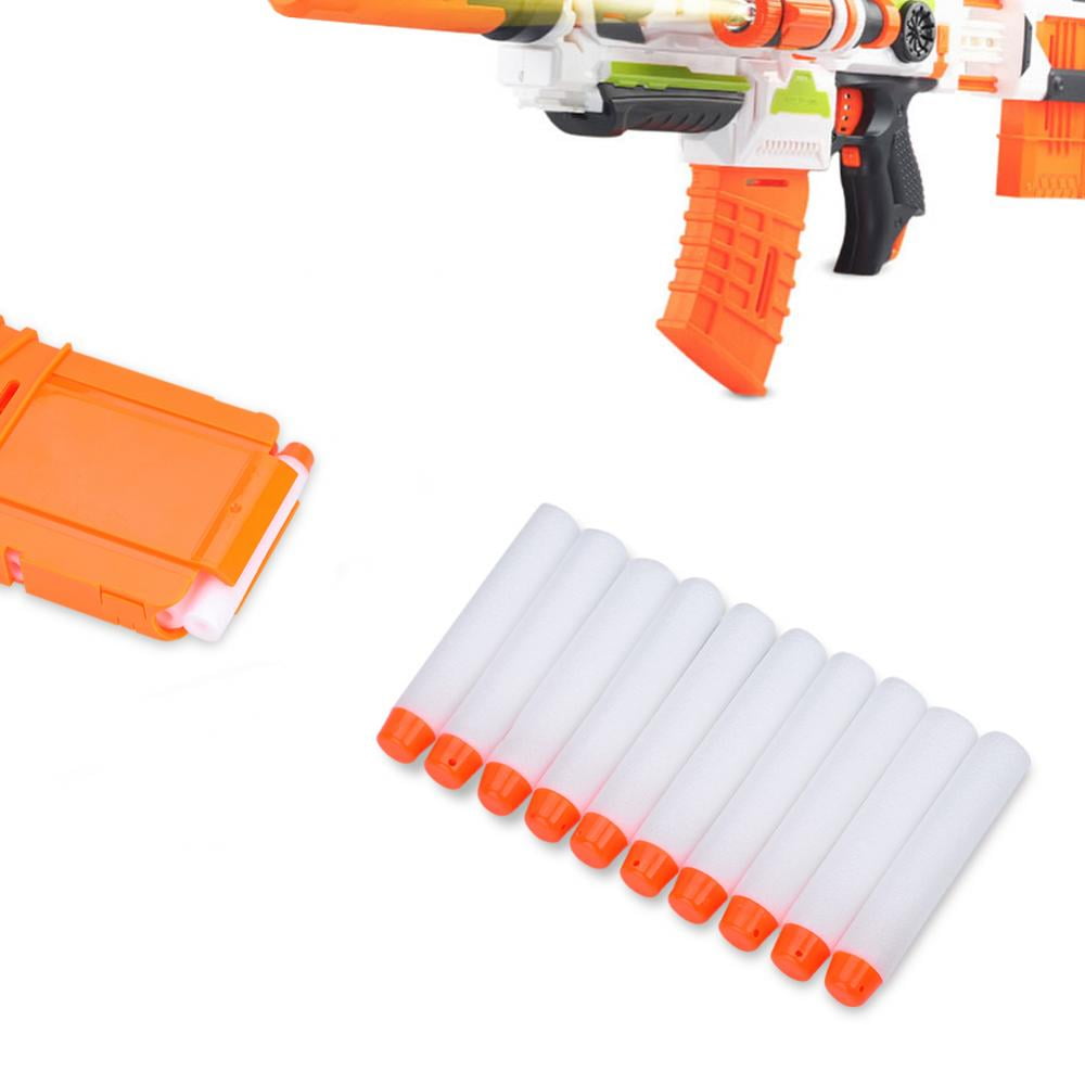 100pcs EVA Bullet Hollow Head Toy Foam Soft Bullets Toy Gun Darts Reusable 