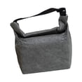 thumbnail image 1 of Bolsas térmicas duraderas para almacenar alimentos, bolsas para refrigerios, cajas a prueba de fugas, bolsas de mano Bento para la escuela gris, 1 of 4