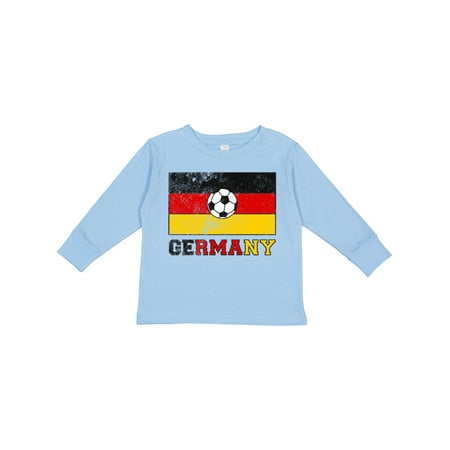 

Inktastic German Soccer Boys or Girls Long Sleeve Toddler T-Shirt