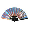 thumbnail image 1 of Ventilador 33 Cm Baile Fluorescente Mano Plegable para Fiesta (luz) Azul, 1 of 9