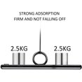 thumbnail image 2 of Soporte para anillo de teléfono de 2 uds, soporte de anillo para teléfono giratorio ajustable de 360°, soporte para coche disponible, se adapta a todos los teléfonos inteligentes (negro plateado), 2 of 5
