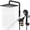 Black-2.5 Gallons Per Minute, variant on Upgraded Dual Shower Headsbo 10 Inch Filtered Head With Handheld 3-way Rain Filters 7 Settings Spray High Height Adjustable