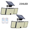 thumbnail image 2 of Lámpara Solar para exteriores, luces solares con Sensor de movimiento Ip65, impermeable, superbrillante, para patio trasero, jardín, calle, garaje, 234/258led, 2 of 4