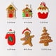 thumbnail image 3 of Árbol de Navidad con forma de hombre de jengibre y muñeco de nieve, decoración clásica para Navidad, 3 of 4