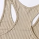 thumbnail image 5 of Camiseta sin mangas de cuello redondo para hombre, de color liso, sin mangas, a rayas, de punto, para fitness, deportiva, ajustada, con espalda cruzada, básica, informal, para hombre, 5 of 6