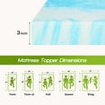 thumbnail image 4 of CONCETTA Bed Topper, 3 inch Memory Foam Mattress Topper, CertiPUR-US Certified, Full Size, 4 of 5