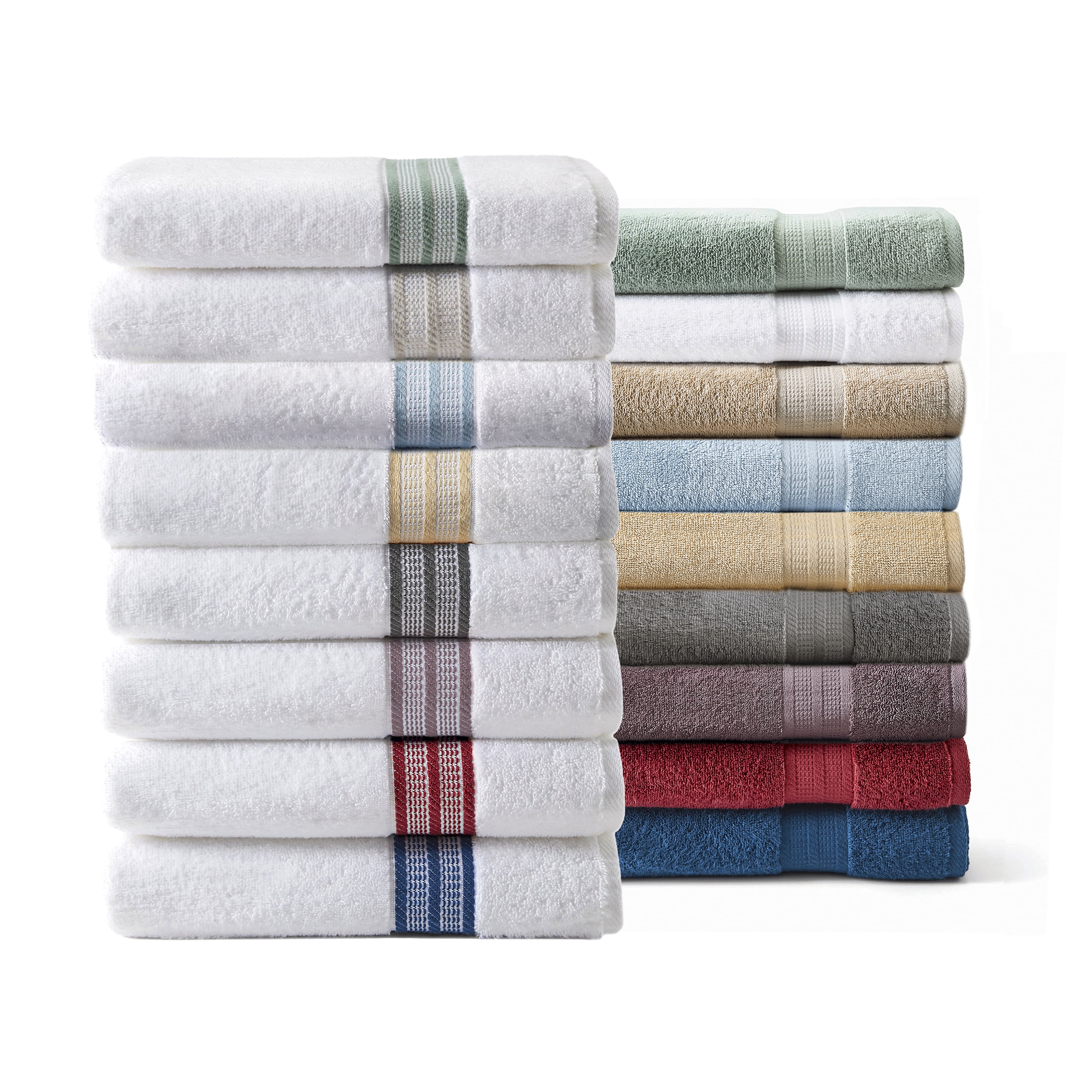 Better Homes & Gardens Adult Bath Towel, Blue Stripe