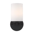 thumbnail image 2 of Golden Lighting Manhattan 1-light Vanity in Matte Black, 2 of 2