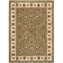 SAFAVIEH Traditions Thaddeus Floral Wool Area Rug, Sage/Ivory, 9' x 12'