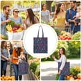 thumbnail image 4 of Rustic Earthy Canvas Shopping Bag – Nordic Style Reusable Tote, 4 of 6