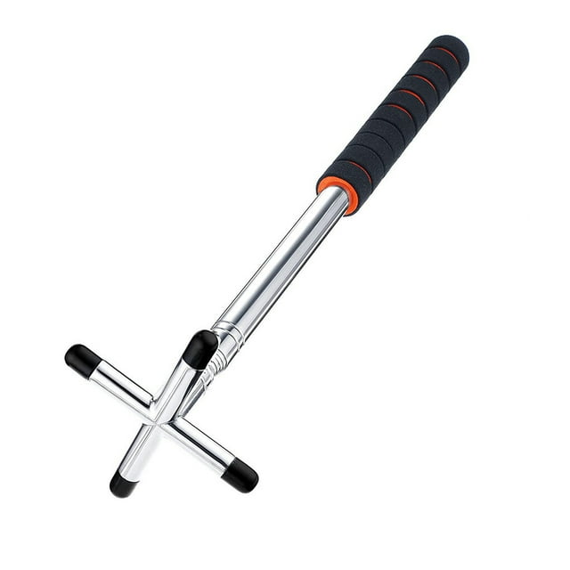 serony Support de Queue de Billard Rétractable avec Tête de Pont Remplaçable Accessoire de Table de Billard en Acier Inoxydable Compétition Intérieure Argent Croisé