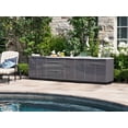 thumbnail image 2 of NewAge Products Outdoor Kitchen Aluminum 5 Piece Cabinet Set with Bar, Grill, Sink Cabinet, Performance Grill, and Countertop, 2 of 18
