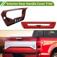 thumbnail image 3 of Cubierta de manija de puerta exterior Unique Bargains para Ford F150 2015-2020, rojo, ABS, 1 juego, 3 of 7