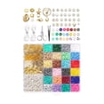 thumbnail image 2 of Abbracc Kit de Pendentifs Perles en Argile Colorée Perles Plates Lâches Fil Élastique, 2 of 7