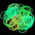 thumbnail image 6 of Bracelets 10 Colors Silicone Jelly Glow Wristbands Luminous Hair Ties for Christmas Party Favors, Adults, Women, Kids, Girls Gifts (100PCS, Rainbow), 6 of 7
