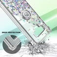 thumbnail image 3 of Nagebee Case for Samsung Galaxy Note 9 with Screen Protector (Soft Full Coverage), Sparkle Glitter Liquid Bling Diamond [Ring Holder & Wrist Strap] Women Girls Cute Case (Gem), 3 of 6