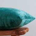 thumbnail image 4 of Home Soft Things Textured Velvet Pillow Covers (Set of 2), - Agate Green - 14" x 26", 4 of 6