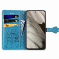 thumbnail image 3 of Étui à Rabat pour FOXDOCK Google Pixel 8, Étui à Rabat en Cuir PU Gaufré Chat et Chien avec Fentes pour Cartes, Support, 3 of 6