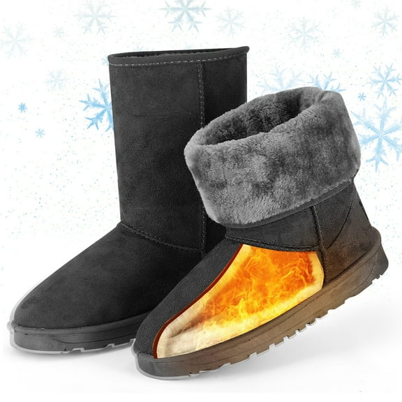 iMounTEK Women Winter Boots, Winter Snow Boots for Boys & Girls Gift, 2023 Upgraded, Heel 1.18in