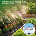 thumbnail image 3 of 50 FT Drip Irrigation Kit with Adjustable Nozzles and Quick Connect, Automatic Garden Drip Irrigation System for Raised Bed Garden, Greenhouse, Containers, Potted Plants, 3 of 10